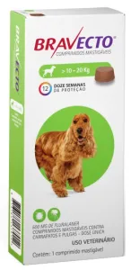 Bravecto caes 10 a 20kg