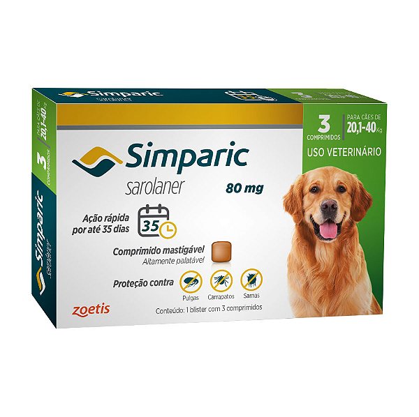 SIMPARIC 80MG 20 A 40KG 3 COMP