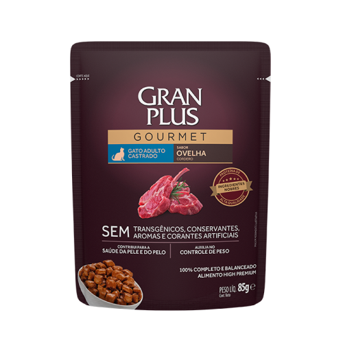 GRANPLUS SACHE GATO OVELHA 85G