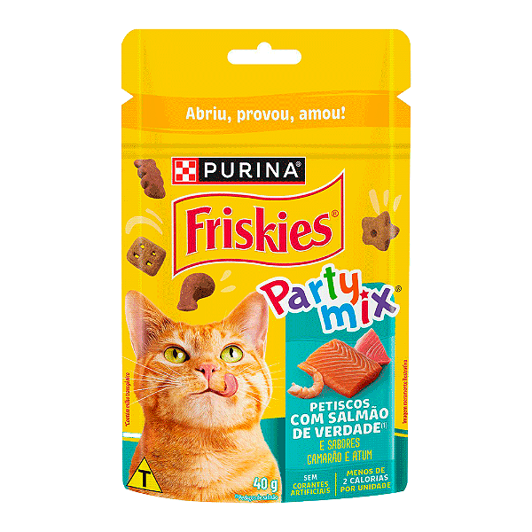 FRISKIES PARTY MIX DE SALMÃO 40G