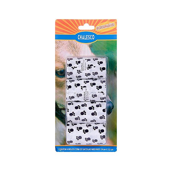 REFIL SAQUINHOS CHALESCO 4 ROLOS