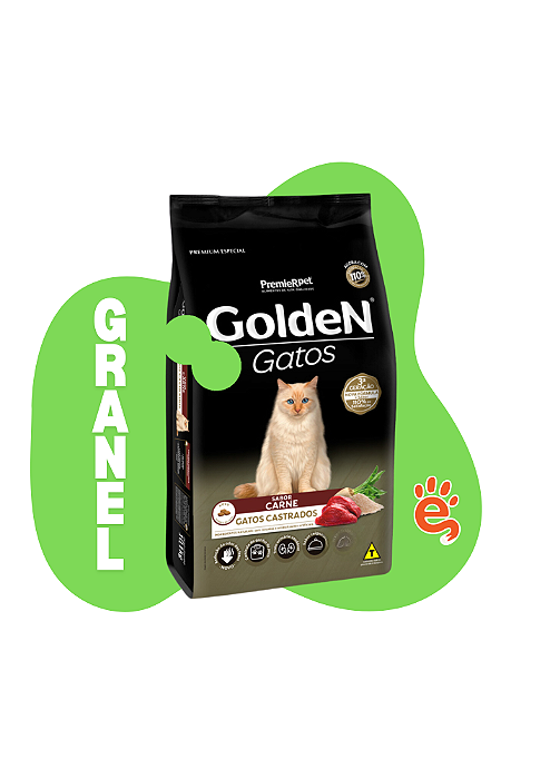 GOLDEN GRANEL GATO CASTRADO CARNE 1KG