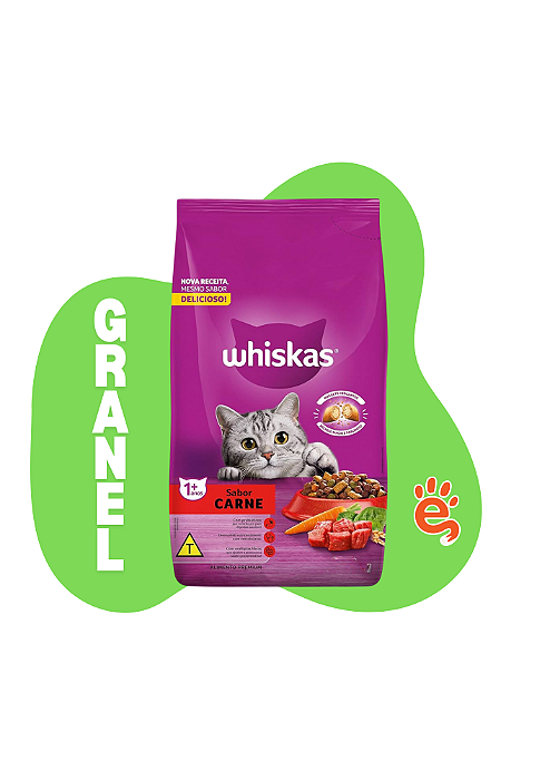 WHISKAS GRANEL CARNE 1KG