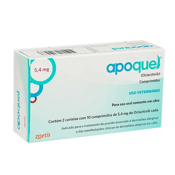 APOQUEL 5,4MG 20 COMP