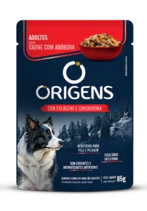 SACHE ORIGENS CÃES CARNE  E ABOBORA 85G