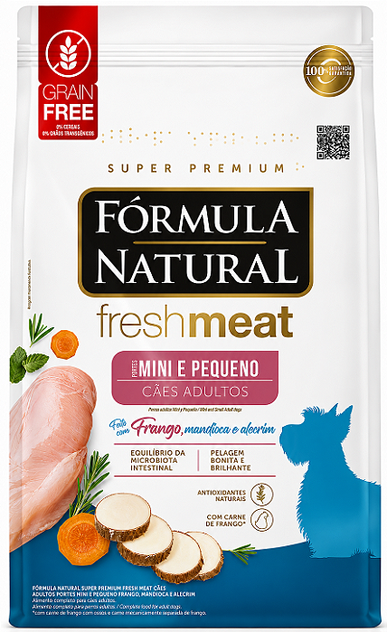 Fórmula Natural Fresh Meat Cães Adulto Porte Pequeno 10kg