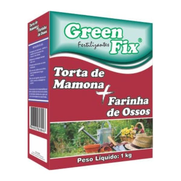 TORTA DE MAMONA + FARINHA DE OSSOS 1KG