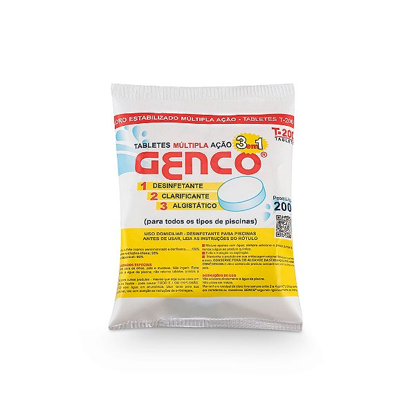 CLORO GENCO TABLETE 200G