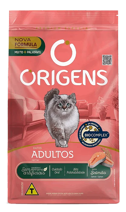 ORIGENS GATO CASTRADO SALMÃO 10,1KG