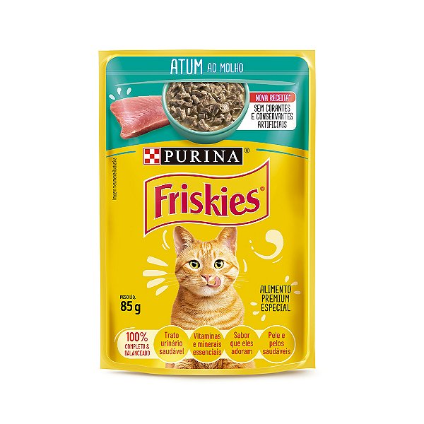 SACHE FRISKIES ATUM AO MOLHO 85G