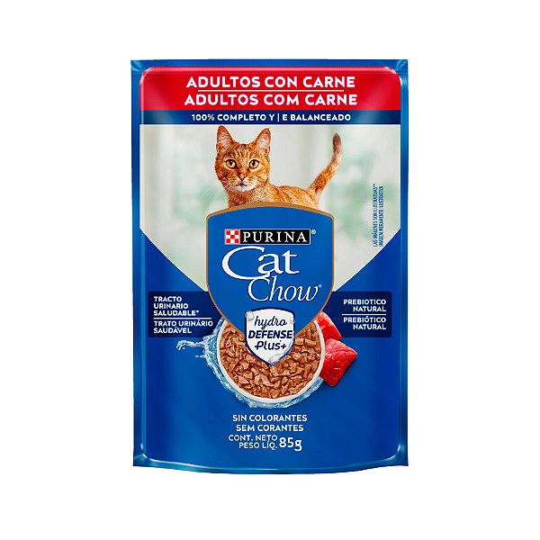 SACHE CAT CHOW CARNE 85G