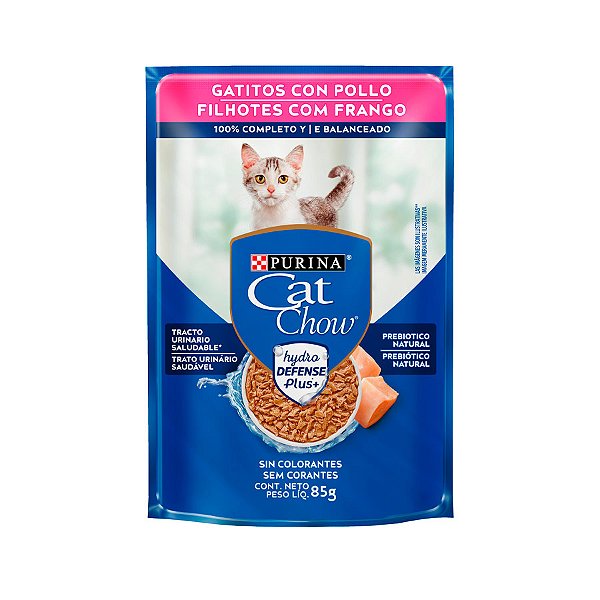 SACHE CAT CHOW FILHOTES FRANGO 85G