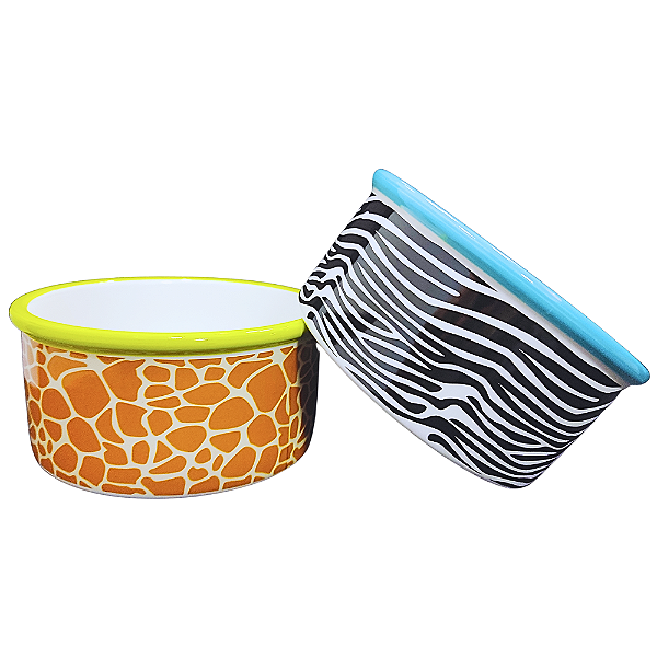 COMEDOURO CERAMICA CHALESCO MED