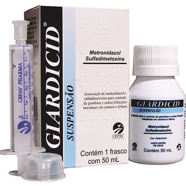 GIARDICID SUSPENSÃO 50ML
