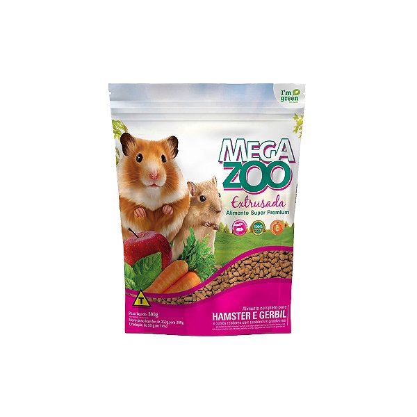 MEGAZOO HAMESTER E GERBIL 300G