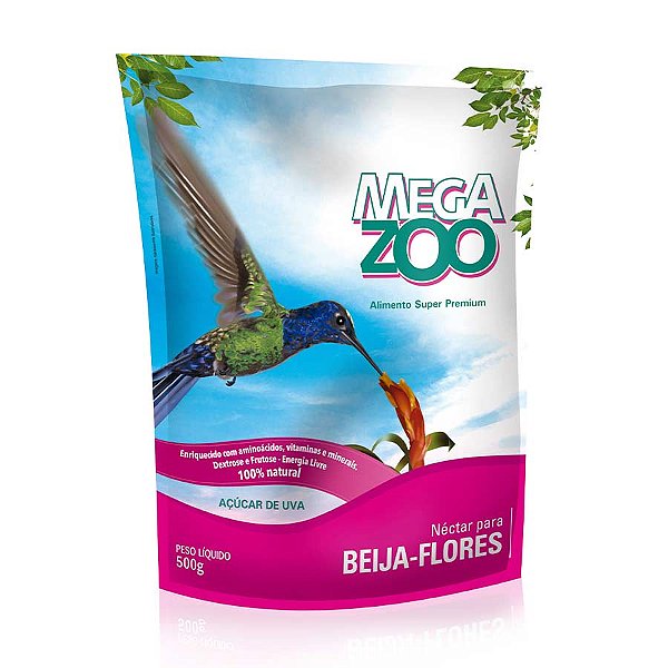 MEGAZOO NECTAR PARA BEIJA FLOR 500G