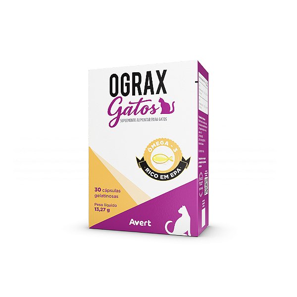 OGRAX GATOS 30 CAPSULAS