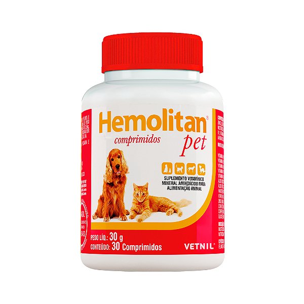 HEMOLITAN PET 30 COMPR