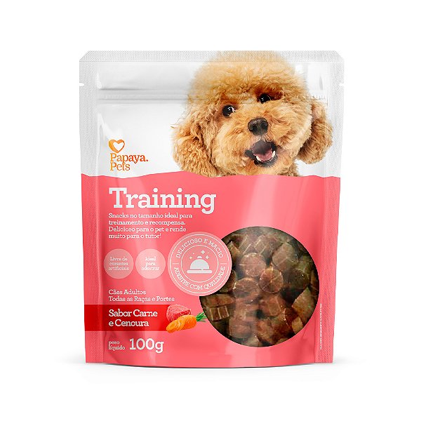 PETISCO TRAINING CARNE  E CENOURA 100G