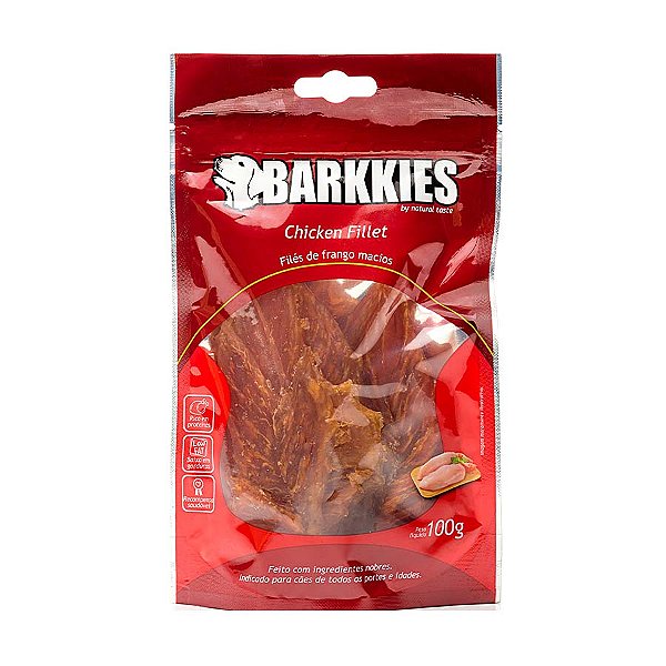 SNACK BARKKIES FILE DE FRANGO MACIO 100G