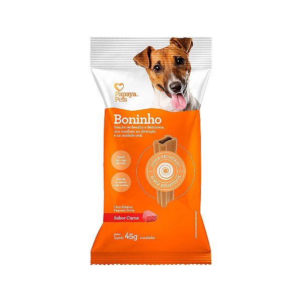 SNACK BONINHO CARNE 45G