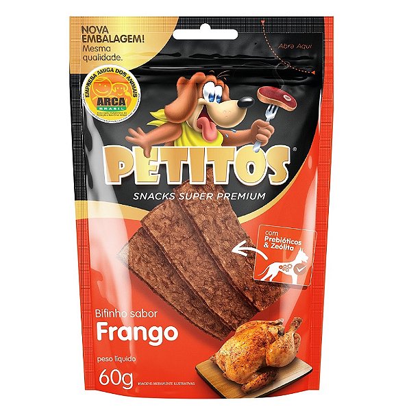 BIFINHO PETITOS CARNE 60G