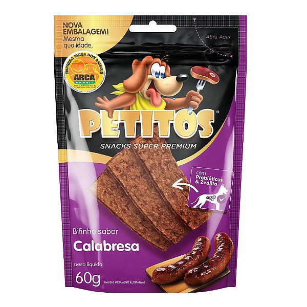 BIFINHO PETITOS CALABRESA 60G
