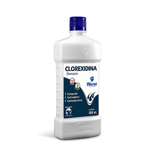 SHAMPOO E CONDICIONADOR CLOREXIDINA 500ML