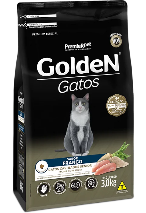 Golden Gato Senior Frango 3kg