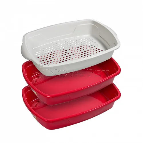 BANDEJA PARA GATOS FURBA VERMELHO