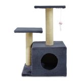 ARRANHADOR TORRE DUPLA C/ TOCA - 46x37x35,5 cm