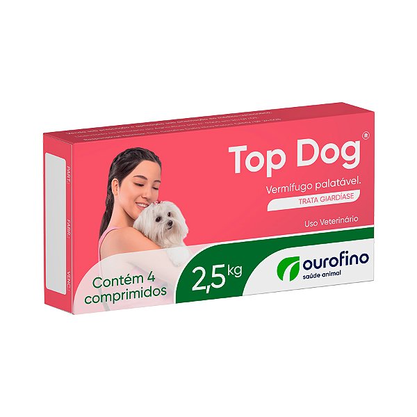 TOP DOG 2,5 4COMPRIMIDOS