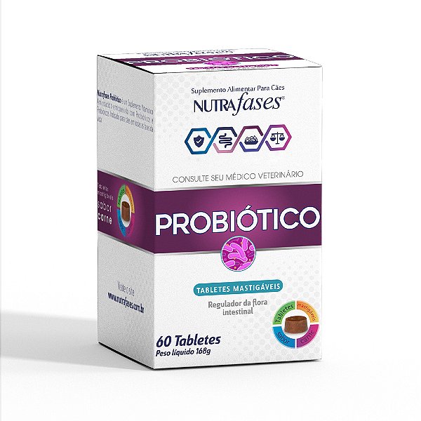 NUTRAFASES PROBIOTICO 60TABLETES