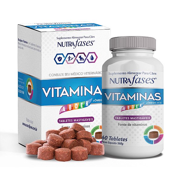 NUTRAFASES VITAMINA 60 TABLETES