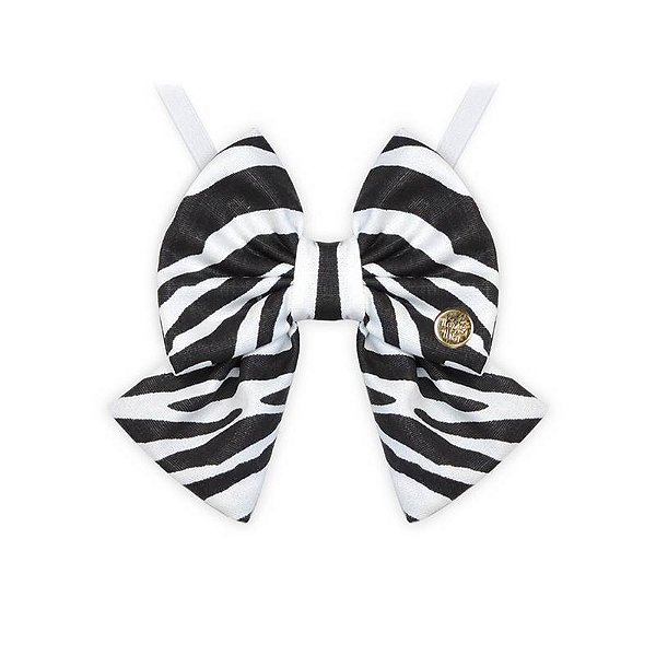 Borboleta Clássica Fêmea Zebra 1UN (Alt 6,5cm Larg 8,5cm Pescoço 20 a 50cm)