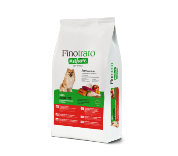 FINOTRATO NATURE CAES ADULTO RAÇAS PEQUENAS 3KG