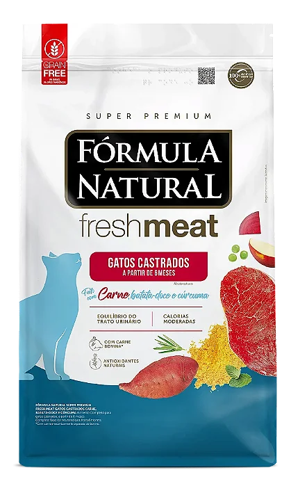 Fórmula Natural Fresh Meat Gato Castrado Carne 7kg