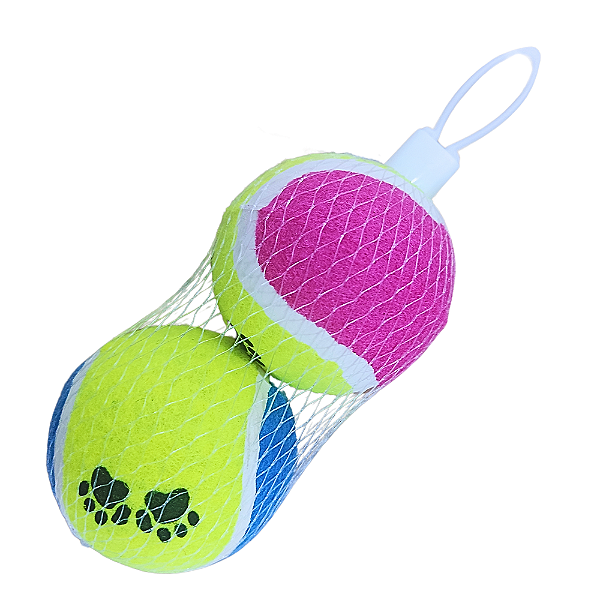 BOLA DE TENIS COLORIDA CHALESCO PEQ