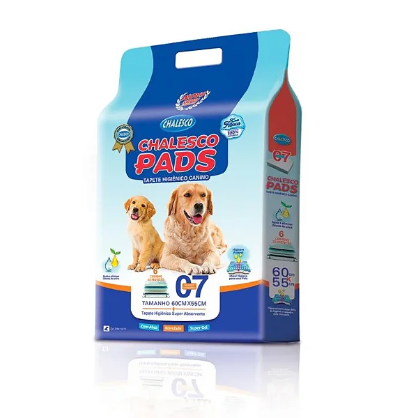 TAPETE HIGIENICO CHALESCO 60X55 7 UND