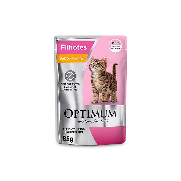 SACHE OPTIMUM GATO FILHOTES 85G