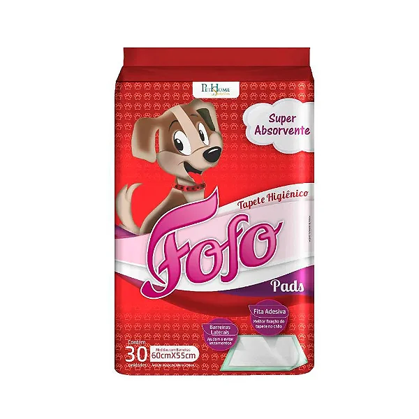TAPETE HIGIENICO FOFO PADS 30 UND