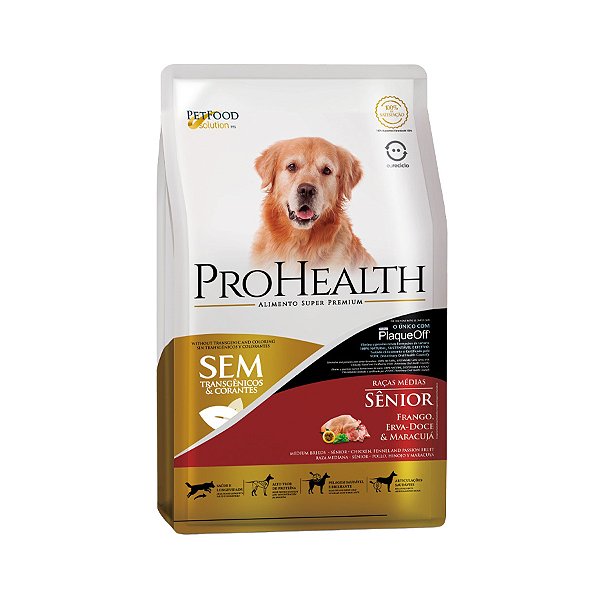 PROHEALT CÃES SENIOR RAÇAS MEDIA 10,1KG