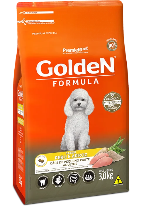 GOLDEN FORMULA CAES ADULTO PERU PORTE PEQUENO 10KG
