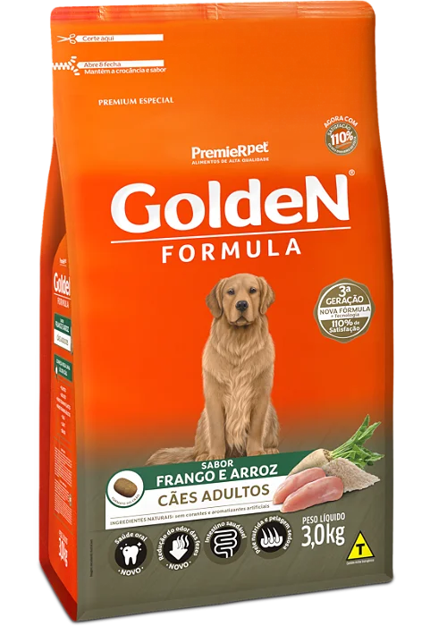 GOLDEN FORMULA CAES ADULTO FRANGO E ARROZ 15KG