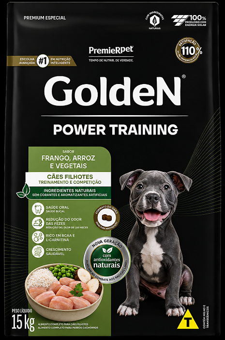 Golden Power Training Filhote Frango 15kg