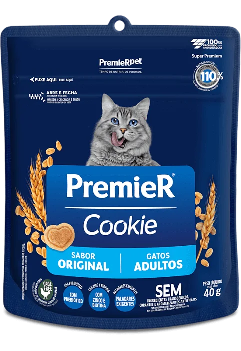 PREMIER GATOS COOKIE ORIGINAL 40G