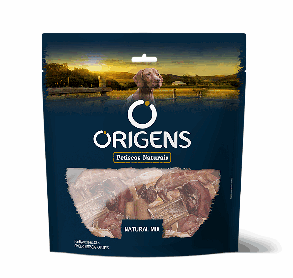 ORIGENS PETISCOS NATURAIS NATURAL MIX 250G
