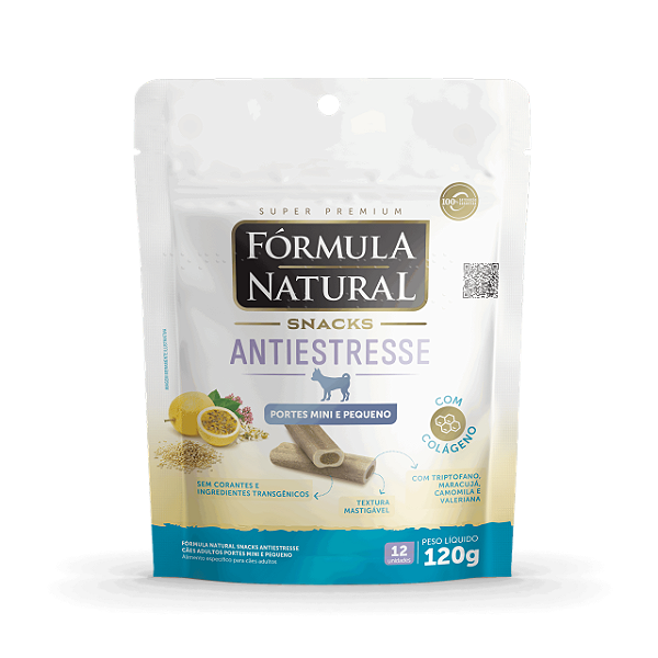 FORMULA NATURAL SNACKS ANTIESTRESSE CAO MINI 100G
