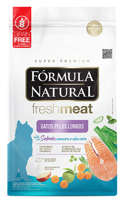 FORMULA NATURAL FRESH MEAT GATO PELOS LONGOS 1KG