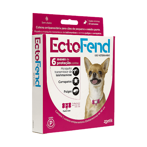 ECTOFEND COLEIRA CÃES P 48CM